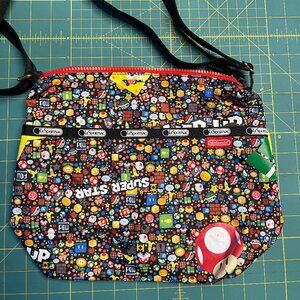 LeSportsac x NINTENDO Collab Crossbody Handbag Purse